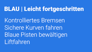 Einteilungskriterium leicht Fortgeschrittene